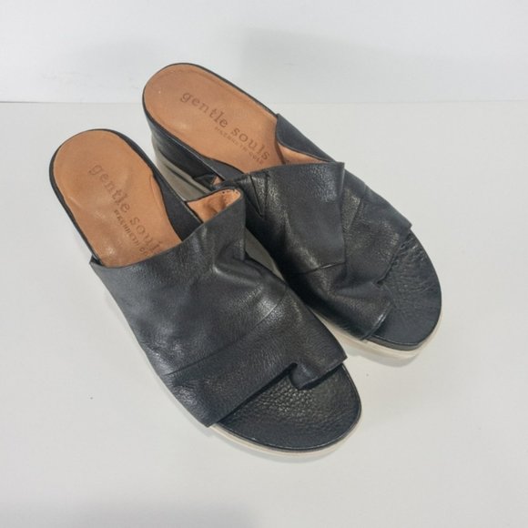 Gentle Souls Lavern Toe Ring Platform Slides - Picture 8 of 10